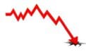 Sales decline arrow Business in decline? Start calling your customers back