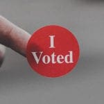 I voted