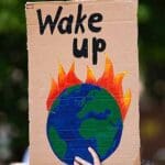 climate change earth protest