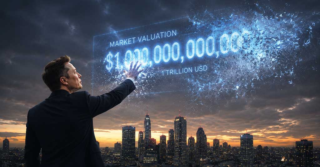 Elon Musk became the world’s first trillionaire. This article explains wealth, market value, money and government in the trillion-dollar debate